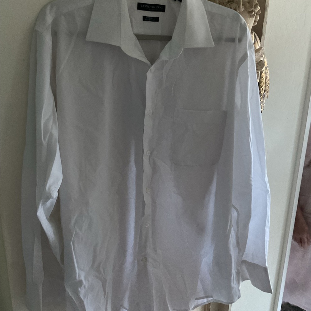 London Fog Classic White Dress Shirt